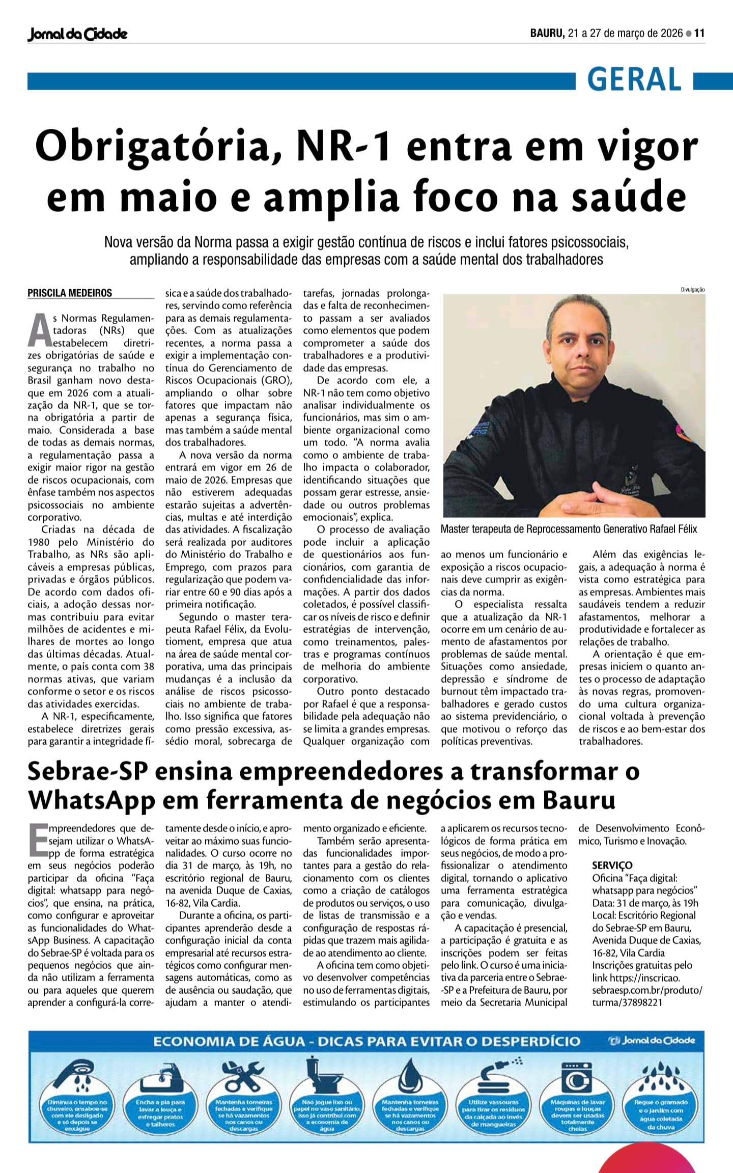 Matéria de Jornal - Rafael Félix Evolutioment